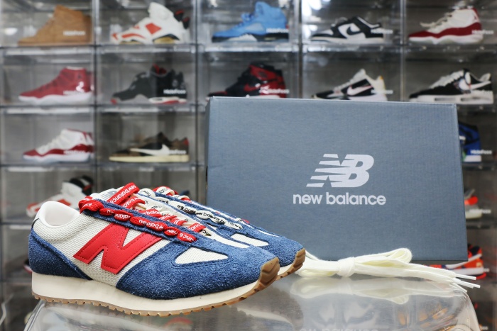 New Balance 471 Navy Linen True Red