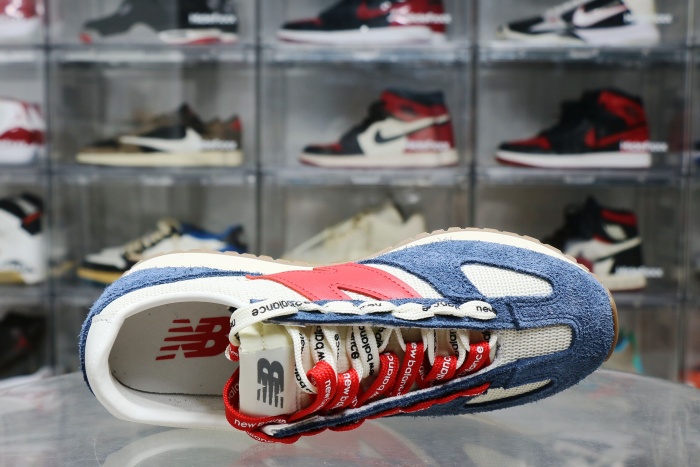 New Balance 471 Navy Linen True Red