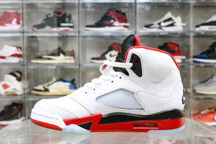 Air Jordan 5 Fire Red Black Tongue 2025 （A1）