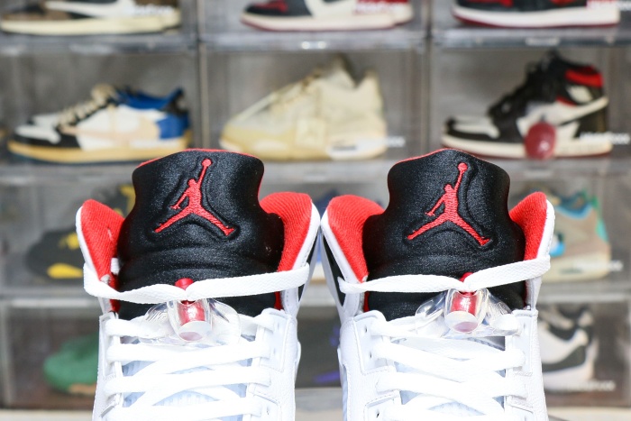 Air Jordan 5 Fire Red Black Tongue 2025 （A1）