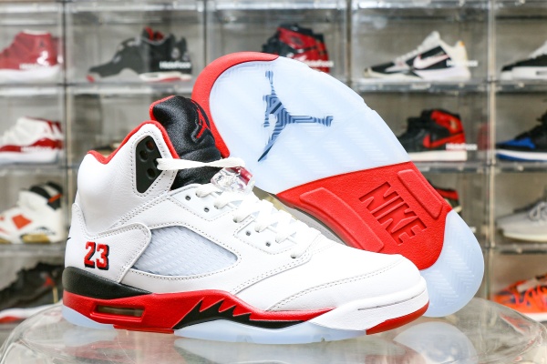Air Jordan 5 Fire Red Black Tongue 2025 （A1）