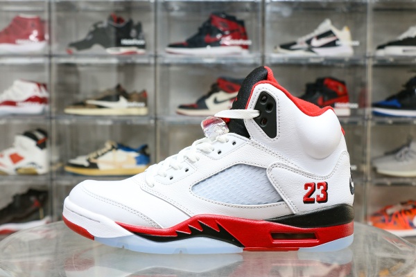 Air Jordan 5 Fire Red Black Tongue 2025 （A1）