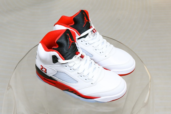 Air Jordan 5 Fire Red Black Tongue 2025 （A1）