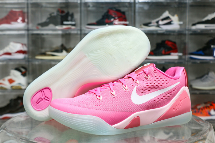 Nike Kobe 9 EM Low Protro Kay Yow Think Pink