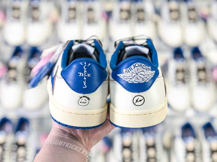 US Warehouse: Travis Scott x Fragment x Air Jordan 1 Low OG ( A1)
