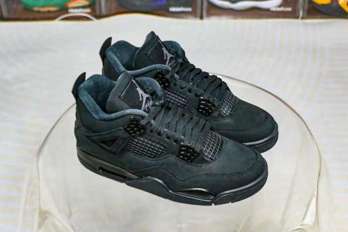 US Warehouse: Air Jordan IV 4 Retro Black Cat 2025 (A1 )