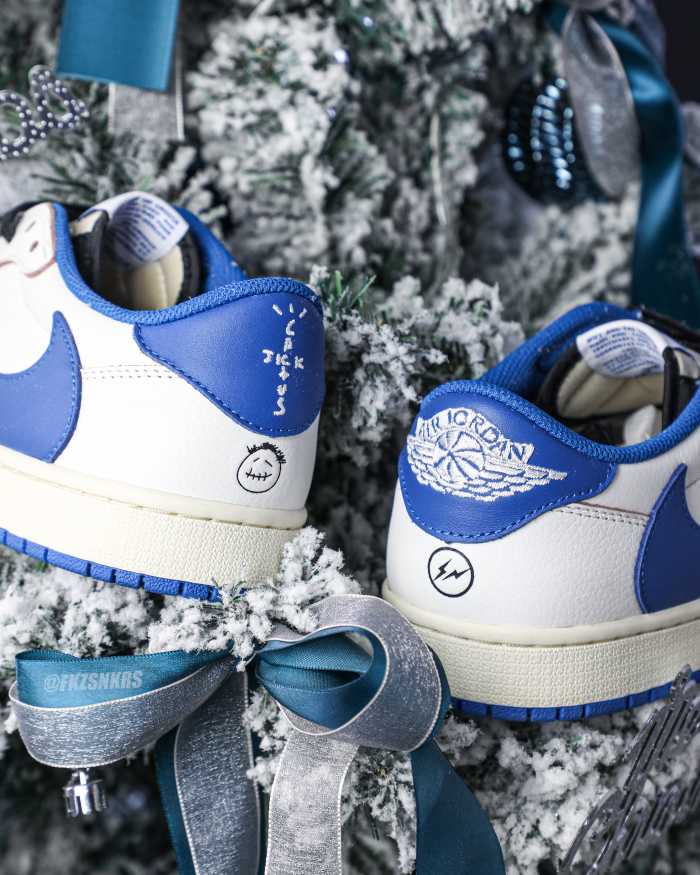 US Warehouse: Travis Scott x Fragment x Air Jordan 1 Low OG ( A1)
