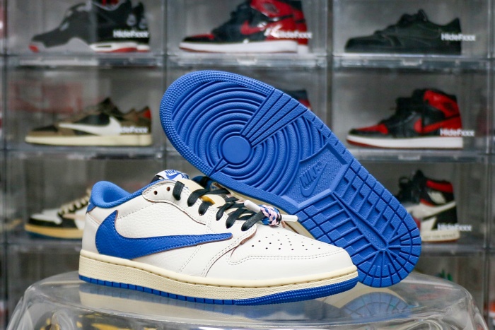 US Warehouse: Travis Scott x Fragment x Air Jordan 1 Low OG ( A1)