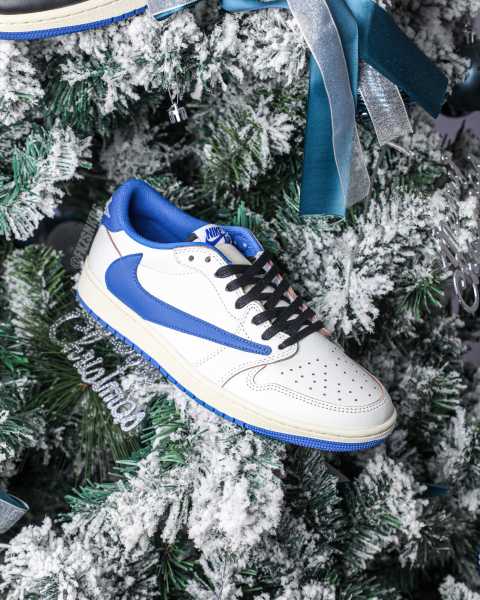US Warehouse: Travis Scott x Fragment x Air Jordan 1 Low OG ( A1)
