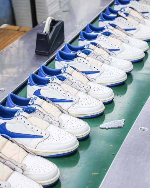 US Warehouse: Travis Scott x Fragment x Air Jordan 1 Low OG ( A1)