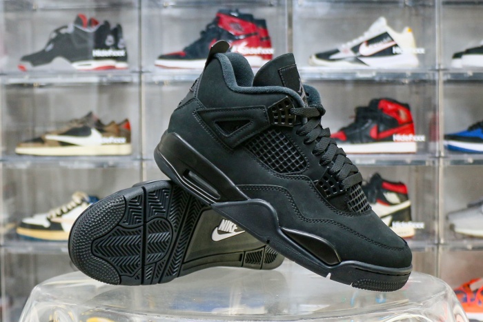 US Warehouse: Air Jordan IV 4 Retro Black Cat 2025 (A1 )