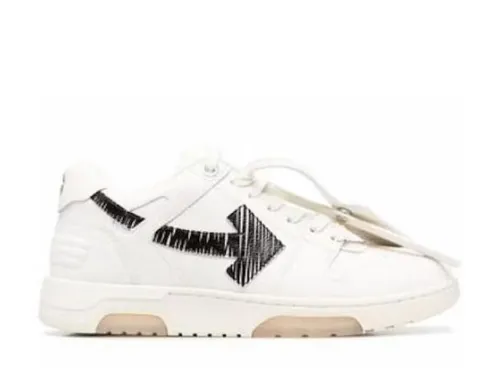 OFF-WHITE OOO Low Tops White Black SS21