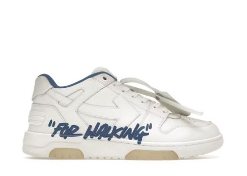 Off-White Out Of Office  OOO  Low Tops For Walking White White Dark Blue