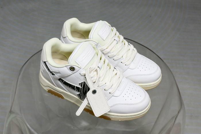 OFF-WHITE OOO Low Tops White Black SS21