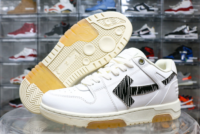OFF-WHITE OOO Low Tops White Black SS21