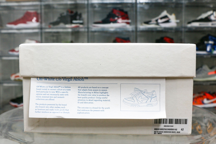 OFF-WHITE Out Of Office OOO Low Tops Animation