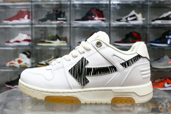 OFF-WHITE OOO Low Tops White Black SS21