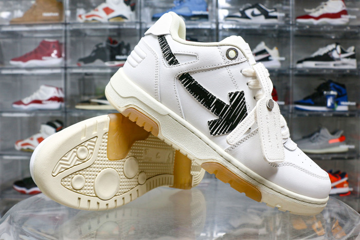 OFF-WHITE OOO Low Tops White Black SS21
