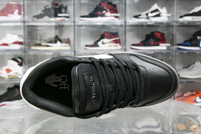 Off-White Out Of Office OOO Low Tops Black Grey White