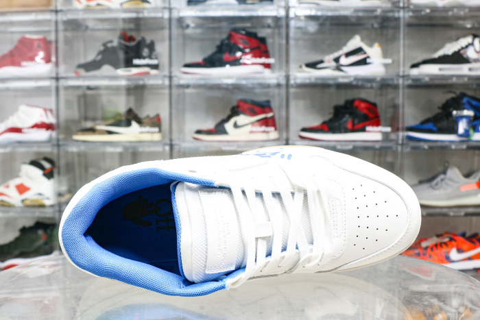 Off-White Out Of Office  OOO  Low Tops For Walking White White Dark Blue