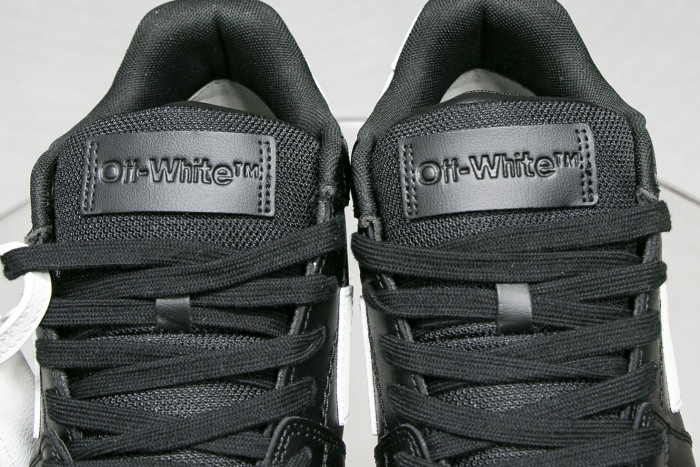 Off-White Out Of Office OOO Low Tops Black Grey White