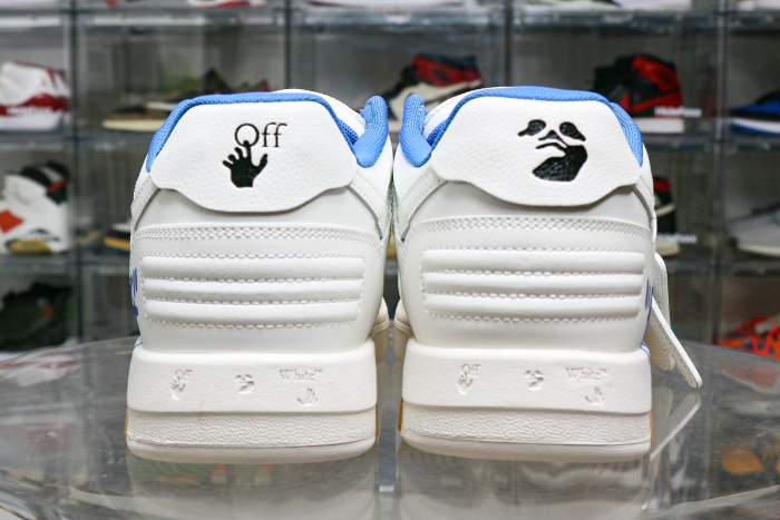 Off-White Out Of Office  OOO  Low Tops For Walking White White Dark Blue