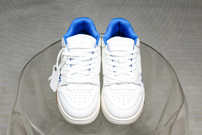 Off-White Out Of Office  OOO  Low Tops For Walking White White Dark Blue