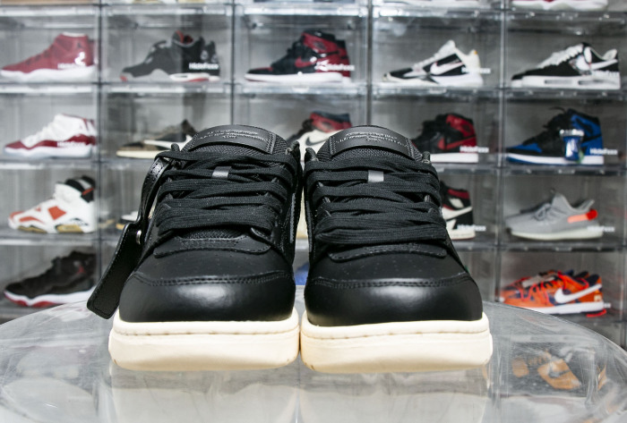 OFF-WHITE Out Of Office OOO Low Tops Black Gum