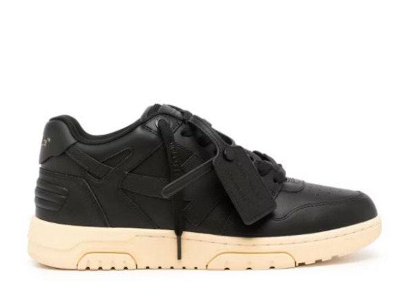 OFF-WHITE Out Of Office OOO Low Tops Black Gum