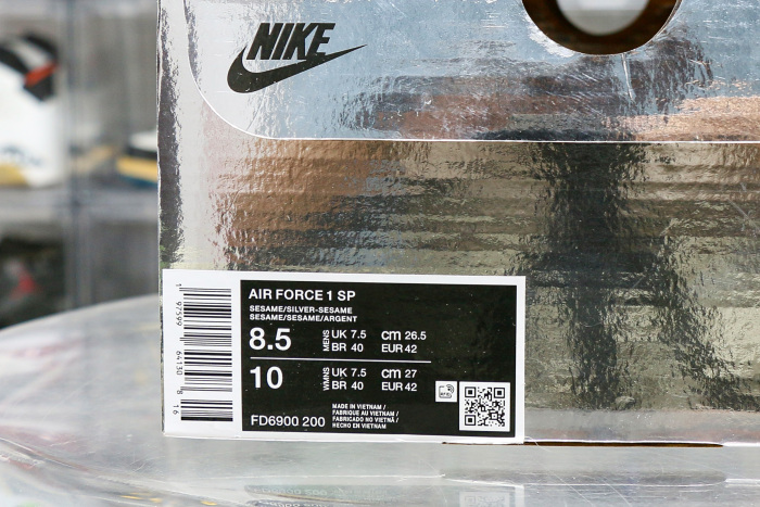 Virgil Abloh x Nike Air Force 1 ‘Sesame’ 2025