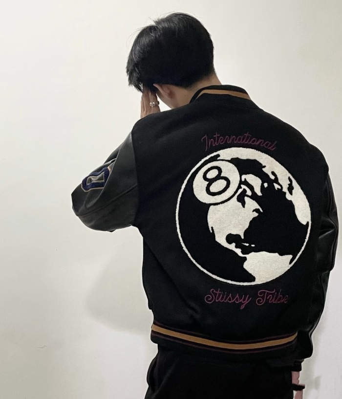 Stussy 40th Anniversary Limited Black 8 Jacket