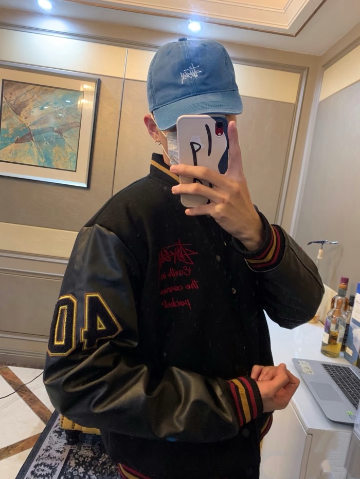 Stussy 40th Anniversary Limited Black 8 Jacket