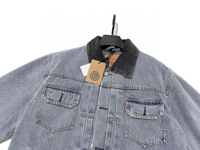 Stussy x Levi‘s 150th Anniversary Embossed Denim Jacket