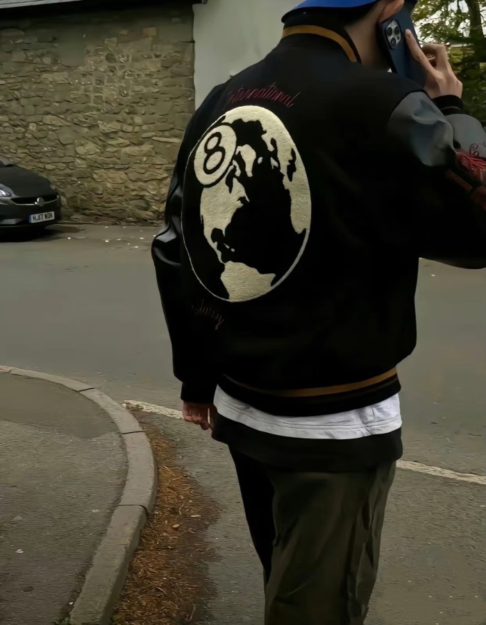 Stussy 40th Anniversary Limited Black 8 Jacket