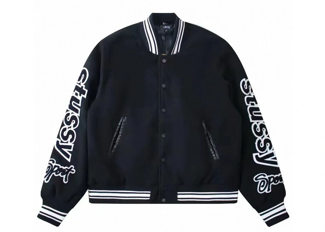US$ 98.00 - Stussy 24SS VARSITY JACKET - www.flightkickz.xyz