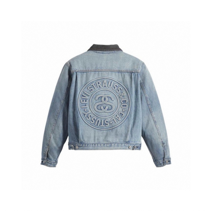 Stussy x Levi‘s 150th Anniversary Embossed Denim Jacket