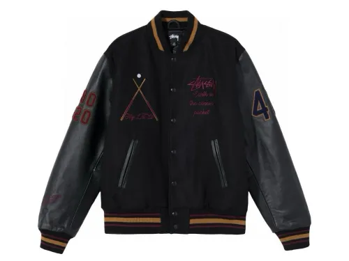 Stussy 40th Anniversary Limited Black 8 Jacket