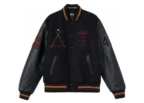 Stussy 40th Anniversary Limited Black 8 Jacket
