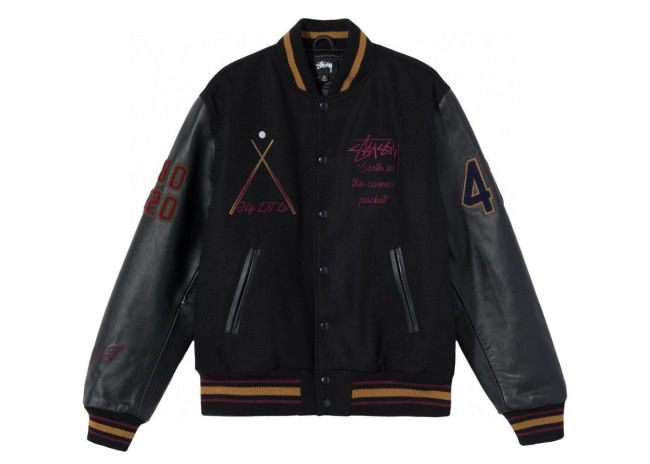 Stussy 40th Anniversary Limited Black 8 Jacket