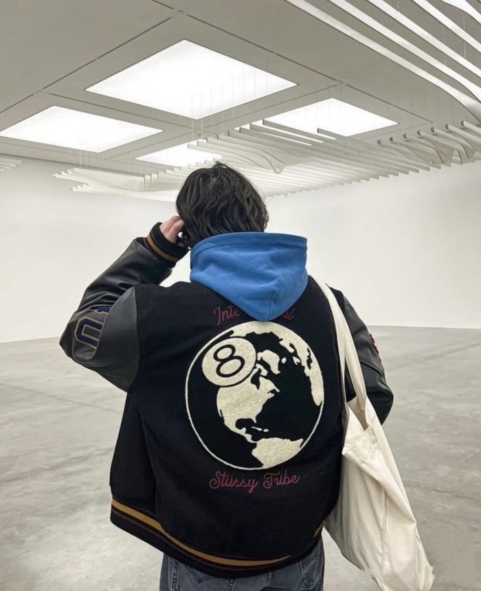 Stussy 40th Anniversary Limited Black 8 Jacket