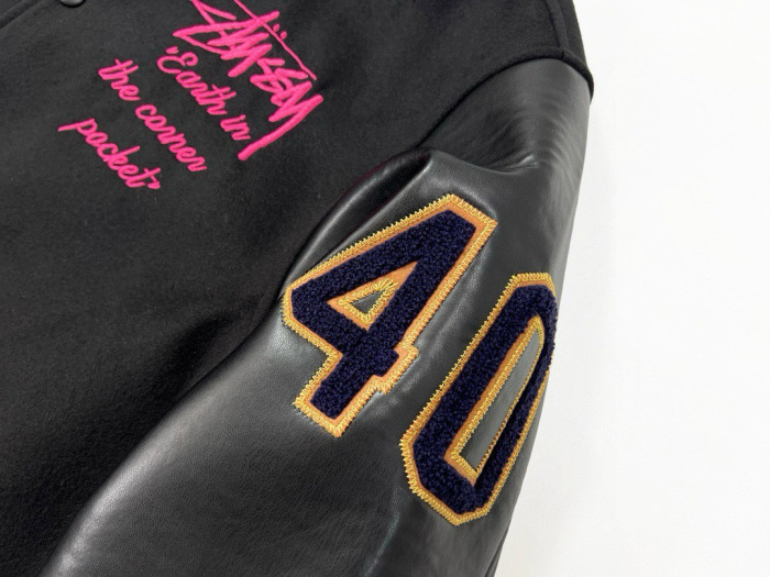 Stussy 40th Anniversary Limited Black 8 Jacket