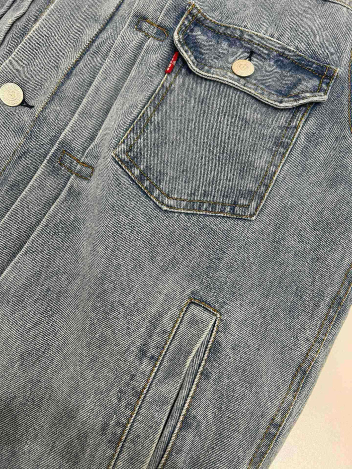 Stussy x Levi‘s 150th Anniversary Embossed Denim Jacket