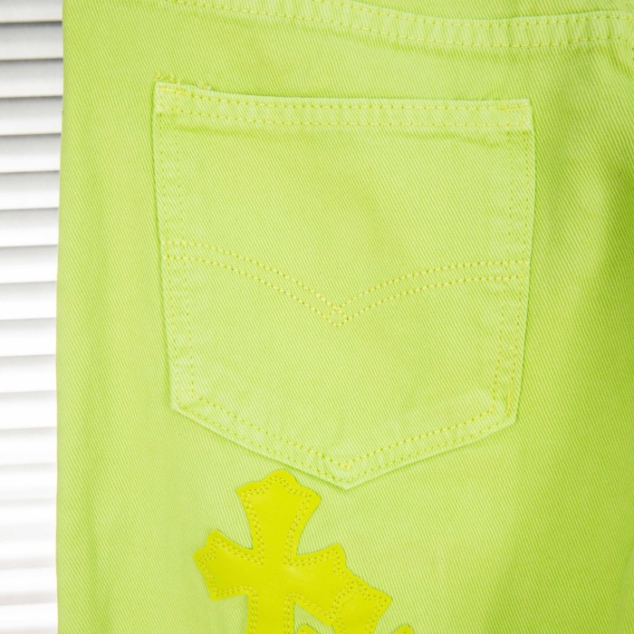 Chrome Hearts Croesses Dopamine Green Pants