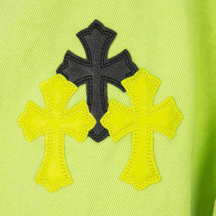 Chrome Hearts Croesses Dopamine Green Pants