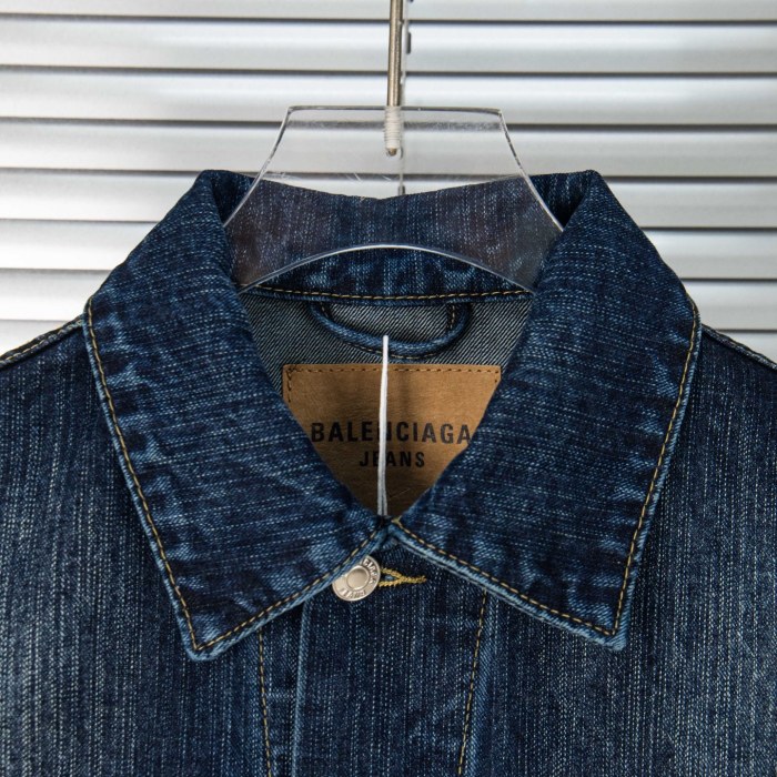 Balancig* Heart Denim Jacket