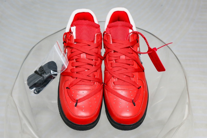 Off-White x Nike Air Force 1 “Crimson” Sample