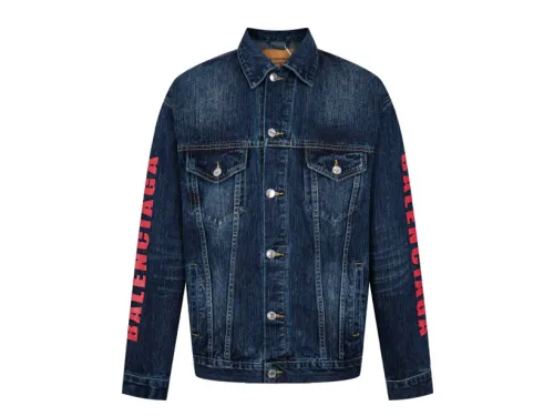 Balancig* Heart Denim Jacket