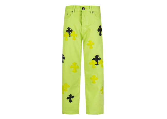 Chrome Hearts Croesses Dopamine Green Pants
