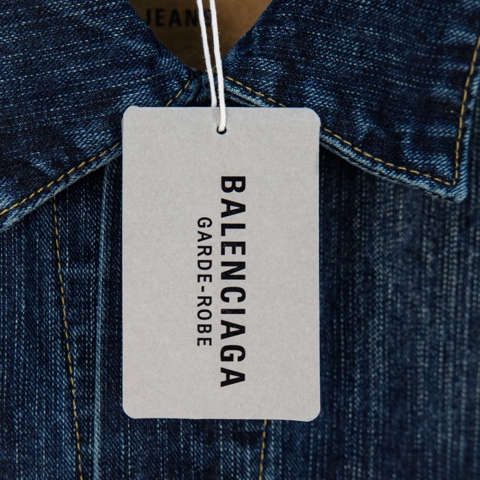 Balancig* Heart Denim Jacket