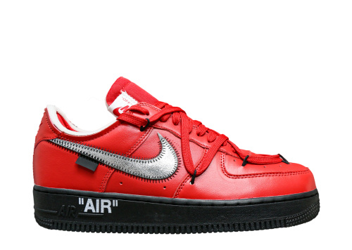 Off-White x Nike Air Force 1 “Crimson” Sample